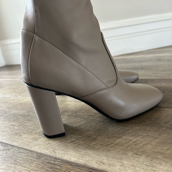 NWT SARTO by Franco Sarto Tall Leather Knee High Boots in Taupe! - Picture 5 of 5